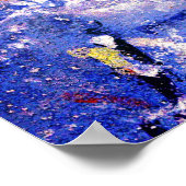 Poster Night. Croissant Lune. Hiver. Russie (Coin)