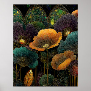 Poster Night Garden sur Vénus #6 - 4x5 Téléchargement num