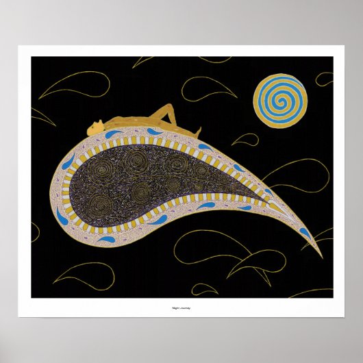 Poster "Night Journey" - Imprimer (Devant)