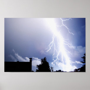 Poster Night Lightning