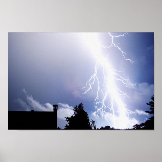 Poster Night Lightning (Devant)