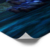 Poster Night Lights Jellyfish Aquarium (Coin)