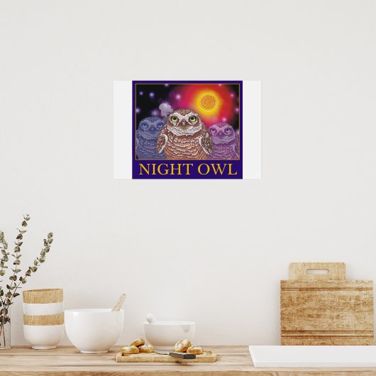 Poster Night Owl (Cuisine)