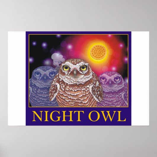 Poster Night Owl (Devant)