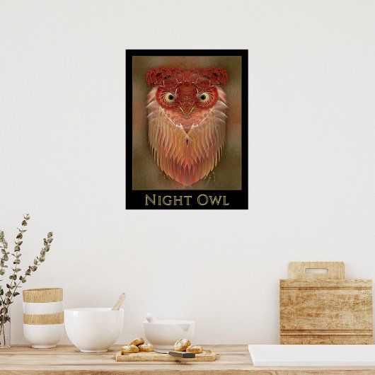 Poster Night Owl (Cuisine)