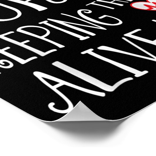 Poster Night Shift Nurse Funny Nursing Hostal Funny Rn Qu (Coin)