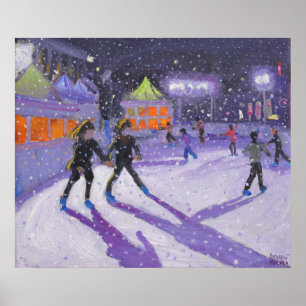 Poster Night skaters Derby 2014
