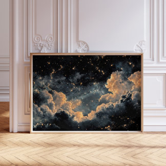 Poster Night sky with stars