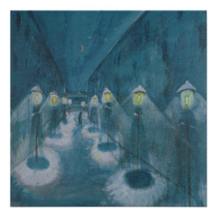 Poster Night Street (Street By Night) (1922) Walter Grama