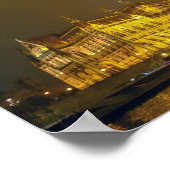 Poster Night View, Hungarian Parliament, Budapest Hungary (Coin)