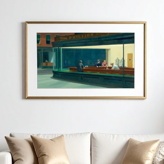 Poster Nighthawks 1942 par Edward Hopper