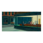 Poster Nighthawks 1942 par Edward Hopper (Devant)
