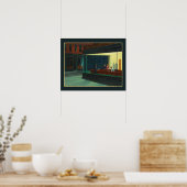 Poster "Nighthawks" Edward Hopper (Cuisine)
