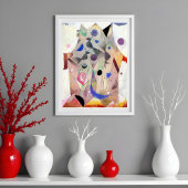 Poster Nightingales perses de Paul Klee, Art Abstrait
