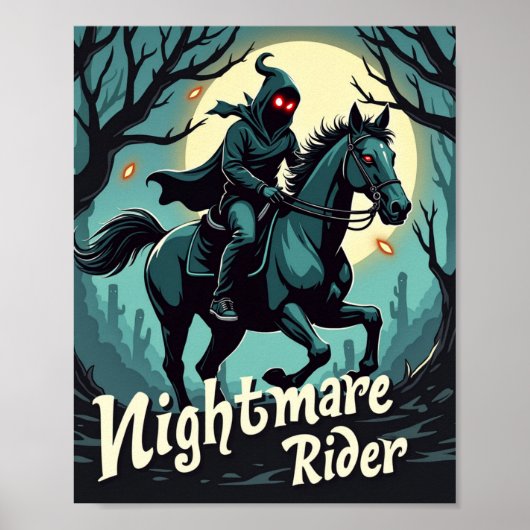 Poster Nightmare Rider (Devant)