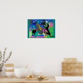 Poster Nightmares de chat noir (Cuisine)