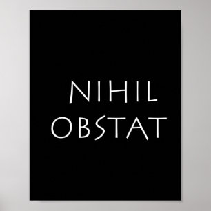 Poster Nihil obstat