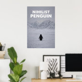 Poster Nihilist Penguin | Existential & Absurd Humor (Bureau à domicile)