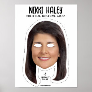 Poster Nikki Haley Masque Costume