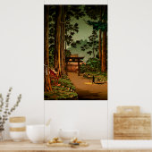 Poster Nikko Futarasan Temple Tsuchiya Koitsu 1936 (Cuisine)