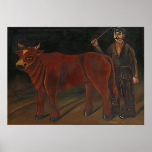 Poster Niko Pirosmani, peintre géorgien