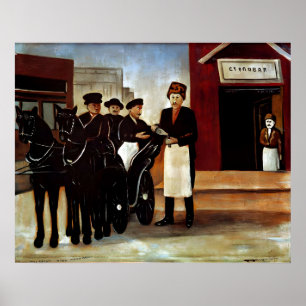 Poster Niko Pirosmani, peintre géorgien