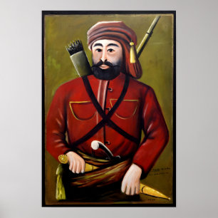 Poster Niko Pirosmani, peintre géorgien