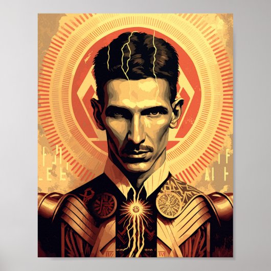 Poster Nikola Tesla (Devant)