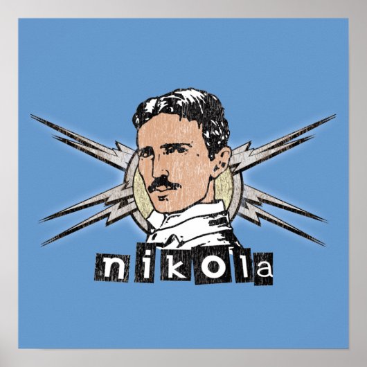 Poster Nikola Tesla (Devant)