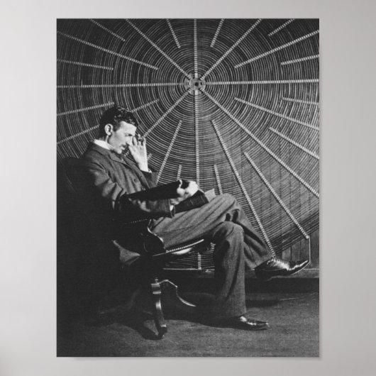 Poster Nikola Tesla (Devant)