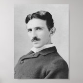Poster Nikola Tesla - Vers 1890 (Devant)