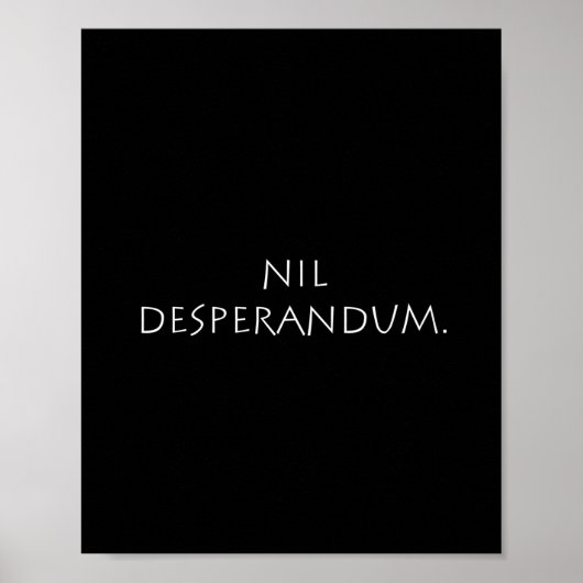 Poster Nil Desperforme (Devant)