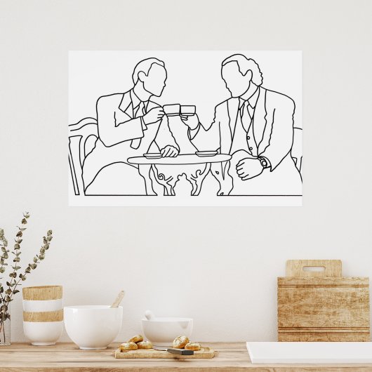 Poster niles et frasier (Cuisine)