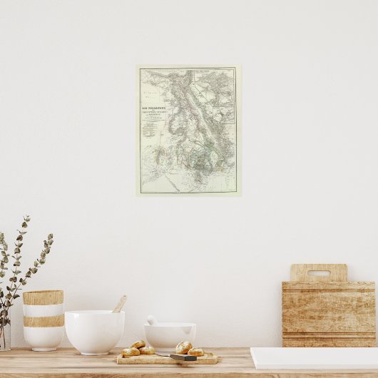 Poster Nillander - Le Nil, Afrique (Cuisine)