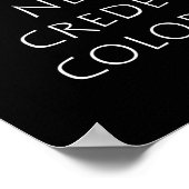 Poster Nimium ne crede colori (Coin)