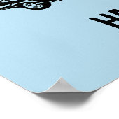 Poster N'importe quel âge Anniversaire Fun Fun Facts Post (Coin)