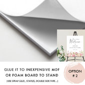 Poster N'importe quel événement, Blush, rose et Rose Affi