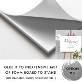 Poster N'importe quel événement, Elegant Calligraphy Affi