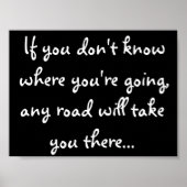 Poster N'importe quelle route (Devant)