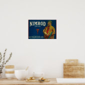 Poster Nimrod Lemon LabelSan Fernando, CA (Cuisine)