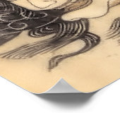 Poster Ningyo-no-zu-Bunka (sirène), (Coin)