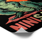 Poster Ninisaurus Dino Dinosaure Nini-saurus T-rex Mère (Coin)