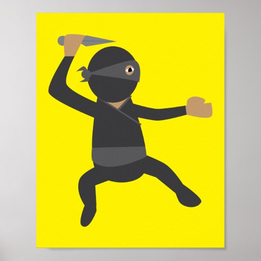 Poster Ninja Drôle (Devant)