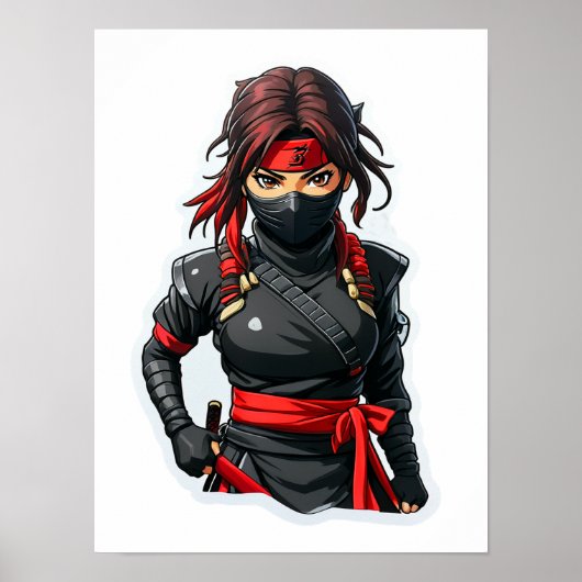 Poster Ninja Girl (Devant)