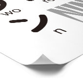 Poster Ninja Girl Japonaise Katakana table (Coin)