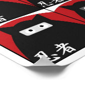 Poster Ninja Kitty Imprimé grand (Coin)