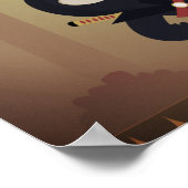 Poster NINJA Movie Star Warrior Kicking it Karatkids (Coin)