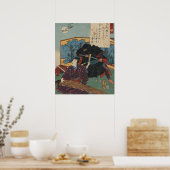 Poster Ninja Peinture vers 1853 Japon (Grande Taille) (Cuisine)