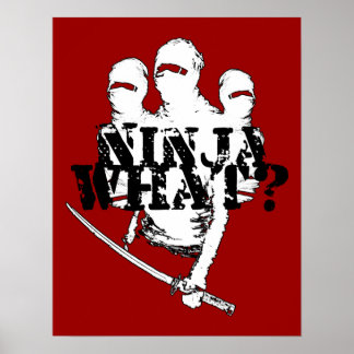 POSTER NINJA QUOI ?