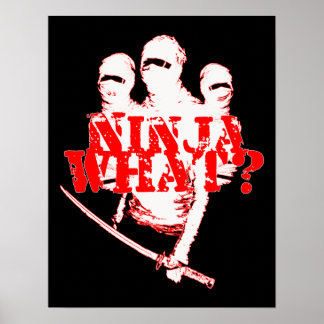 POSTER NINJA QUOI ?